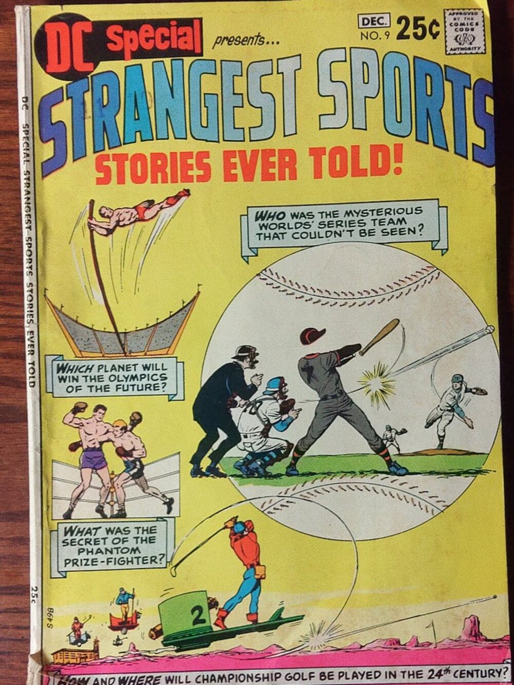Strangest Sports Stories Ever Told Issue #9 DC Special Comic Book 1970